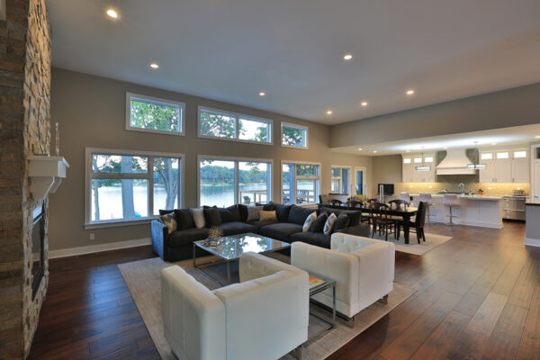 Lake House Interior | David Bos Homes