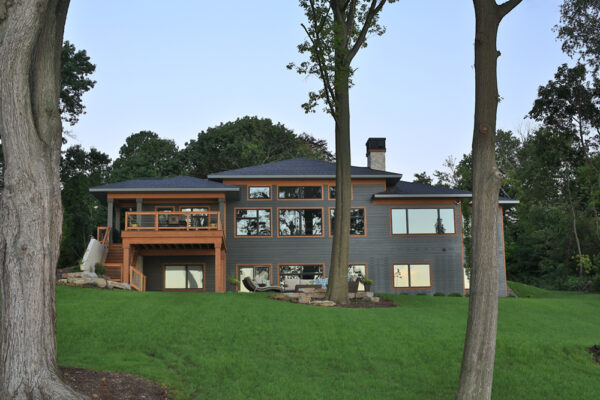 Lake House Exterior | David Bos Homes