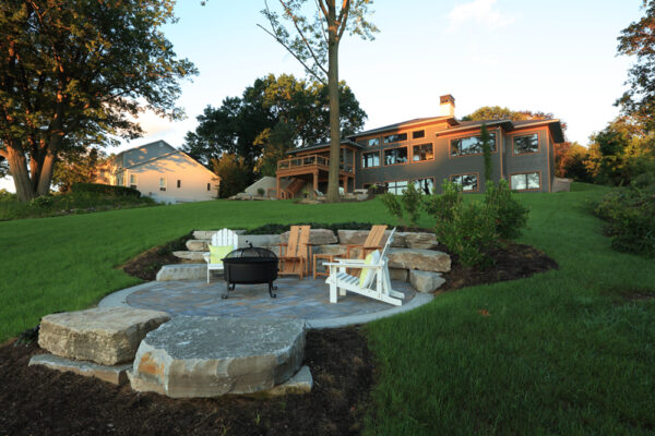 Lake House Exterior | David Bos Homes