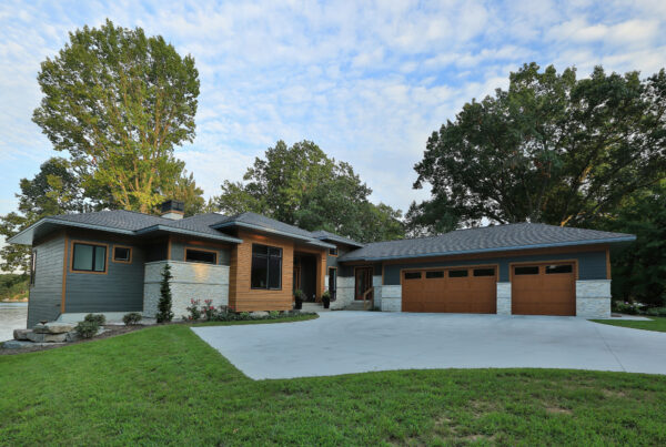 Lake House Exterior | David Bos Homes